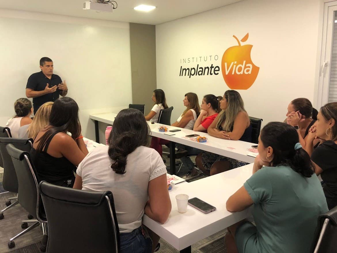 Palestra sobre ansiedade no Instituto Implante Vida
